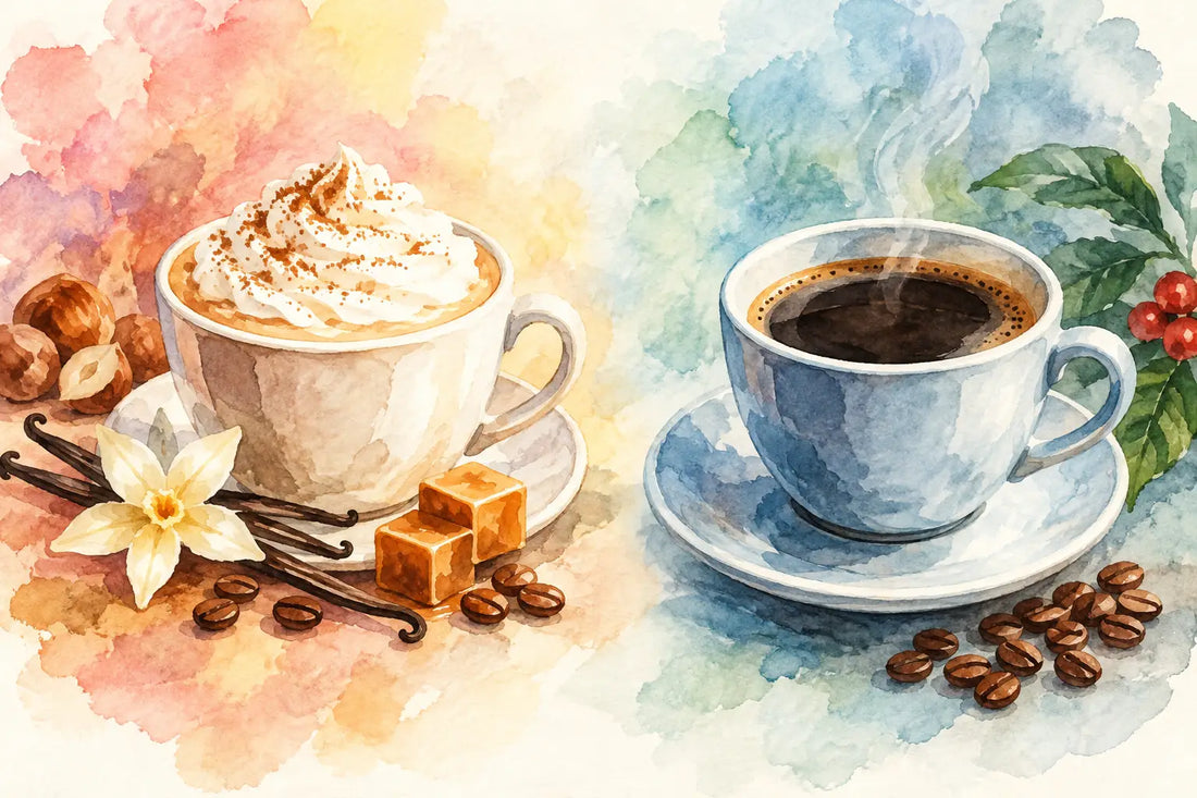 Flavored Coffee Versus Regular Coffee Compared